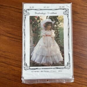 UNCUT Yesterday's Children Sewing Pattern Doll Clothes BS-406